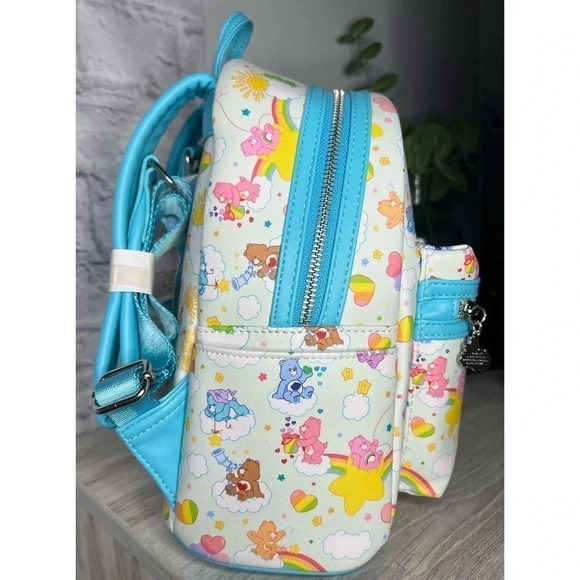 NWT COLLECTION LOUNGE EXCLUSIVE LF CARE BEARS RAINBOW MINI BACKPACK! - Picture 5 of 9